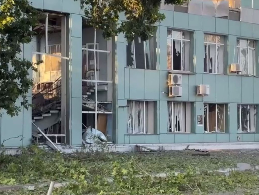 Центральний автовокзал Запоріжжя після атаки