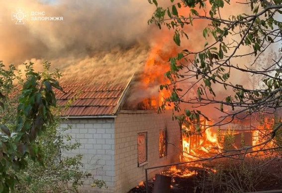 Масштабна пожежа під Запоріжжям: рятувальники ліквідували понад два десятки загорянь у Запорізькій області (фото)
