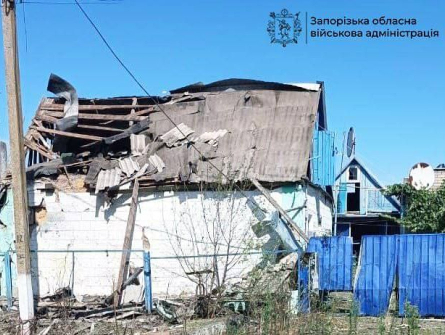 Руйнування у Запорізькій області внаслідок обстрілів