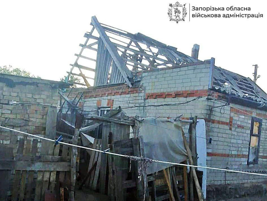 Руйнування у Запорізькій області внаслідок обстрілів