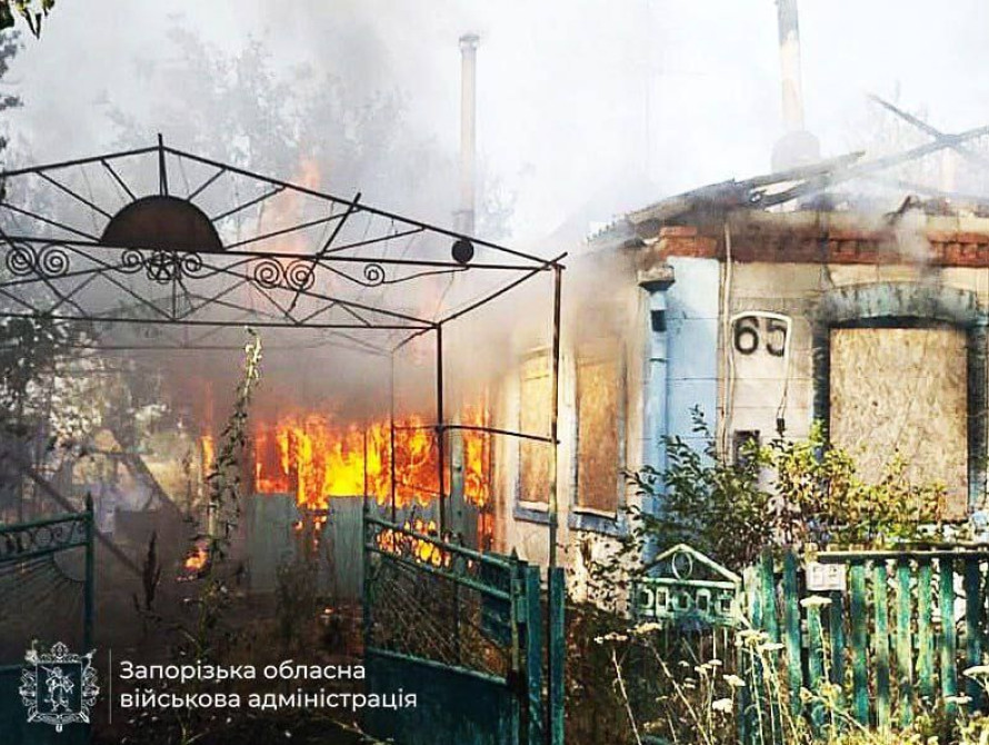 Руйнування у Запорізькій області внаслідок обстрілів
