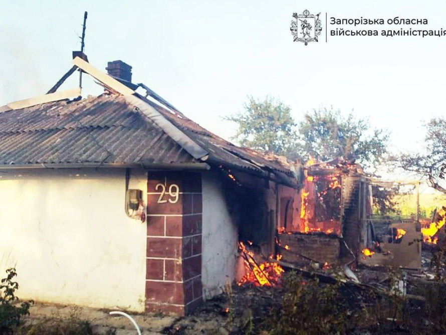 Руйнування у Запорізькій області внаслідок обстрілів