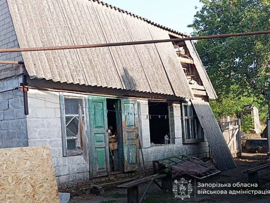 Руйнування у Запорізькій області внаслідок обстрілів
