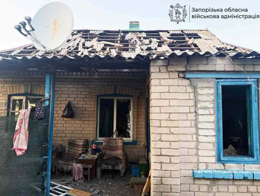 Руйнування у Запорізькій області внаслідок обстрілів
