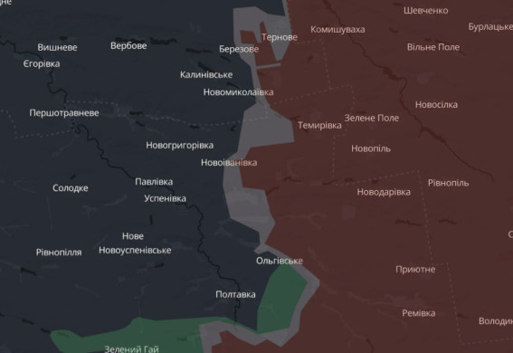 Ворог просунувся біля Новоіванівки на Запоріжжі – DeepState