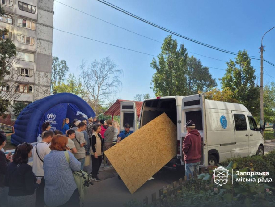 Ліквідація наслідків ворожої атаки у Запоріжжі