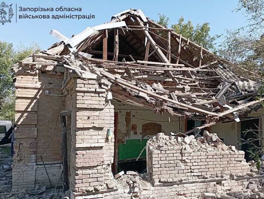 Руйнування у Запорізькій області внаслідок обстрілів