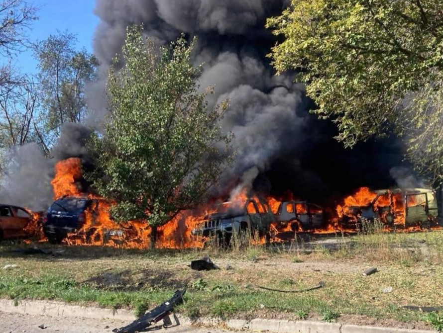 Наслідки ударів по Запоріжжю
