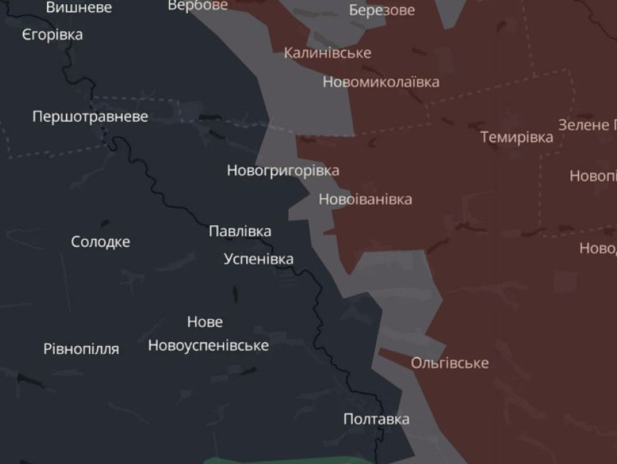 Оперативна ситуація на запорізькому напрямку