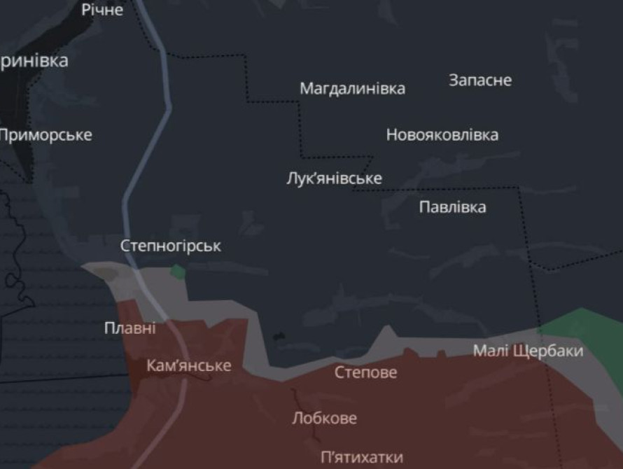 Оперативна ситуація на Запорізькому напрямку