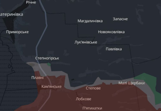 У Запорізькій області росіяни намагалися прорватися на новому напрямку, проте зазнали втрат