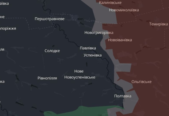 Росіяни просунулися на кількох ділянках фронту в Запорізькій області – DeepState