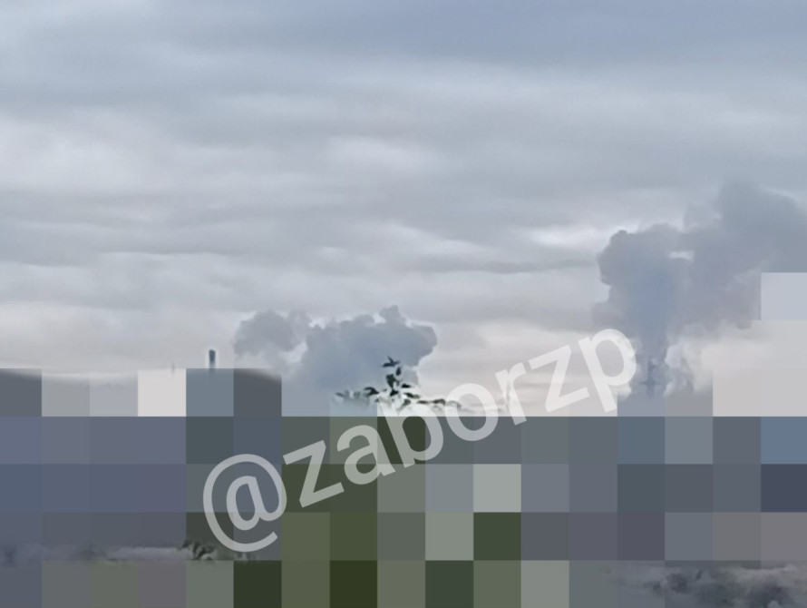 Дим у Запоріжжі після вибухів