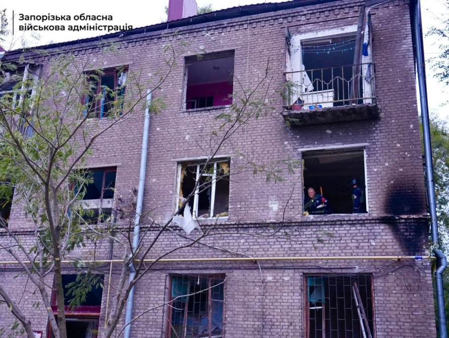 Наслідки ударів по Запоріжжю