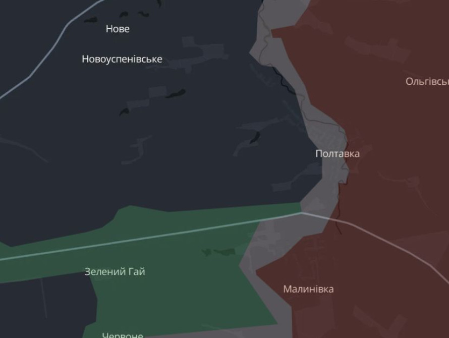 Оперативна ситуація на Запорізькому напрямку