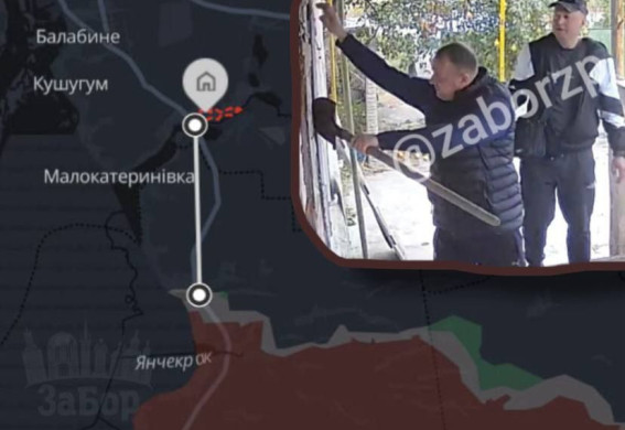 У прифронтовому селі Запорізького району на відео потрапили чоловіки, які обносили будинок (відео)