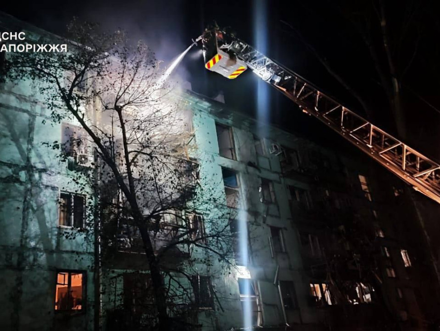 Наслідки ударів по Запоріжжю