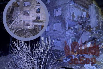 У Запоріжжі росіяни зруйнували гуртожиток: кілька поверхів обвалилися (фото, відео)