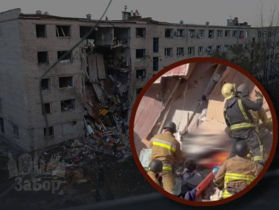 Рятувальна операція на місці прильоту у Запоріжжі