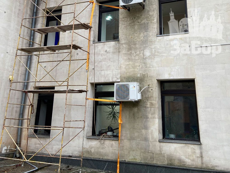 Запорізька митниця, що постраждала після прильоту 30 жовтня