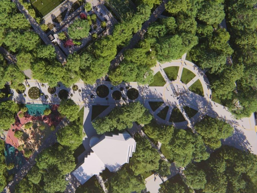 Візуалізація комплексу меморіалу "Посадка. Дерево пам'яті"