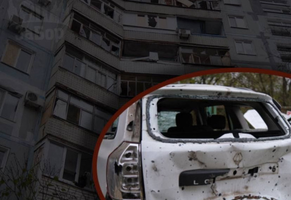 Наслідки нічних ударів по Запоріжжю - пошкоджені багатоповерхівки, дитсадок, авто (фото, відео)