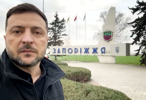 Зеленський у Запоріжжі: нарада з військовими, відзнаки захисникам і новий меморіал (фото, відео)