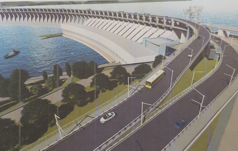 В Запорожье представили проект реконструкции Днепрогэса: плотина станет двухярусной (фото)