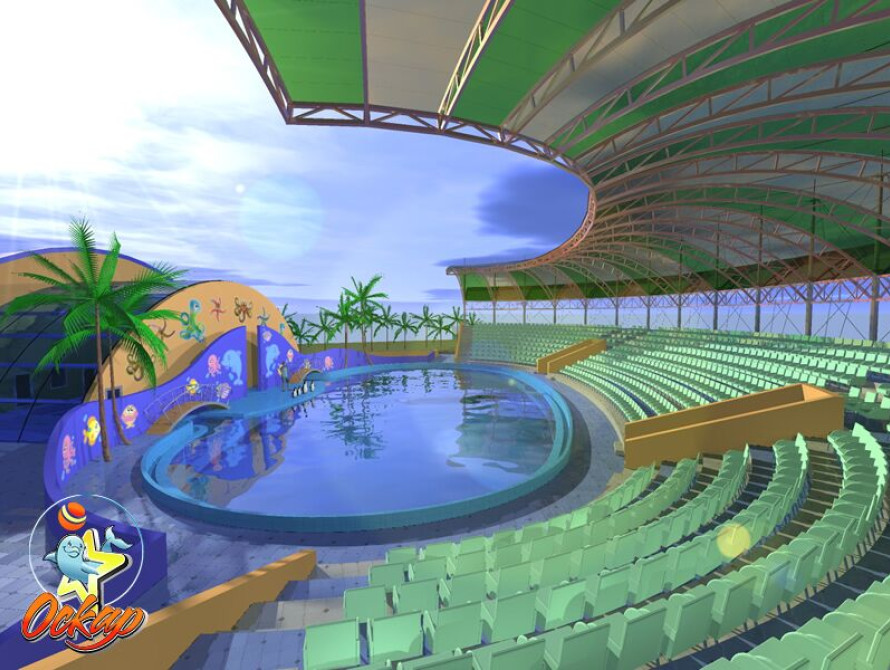 В Запорожской области открыли самый большой на территории СНГ  дельфинарий