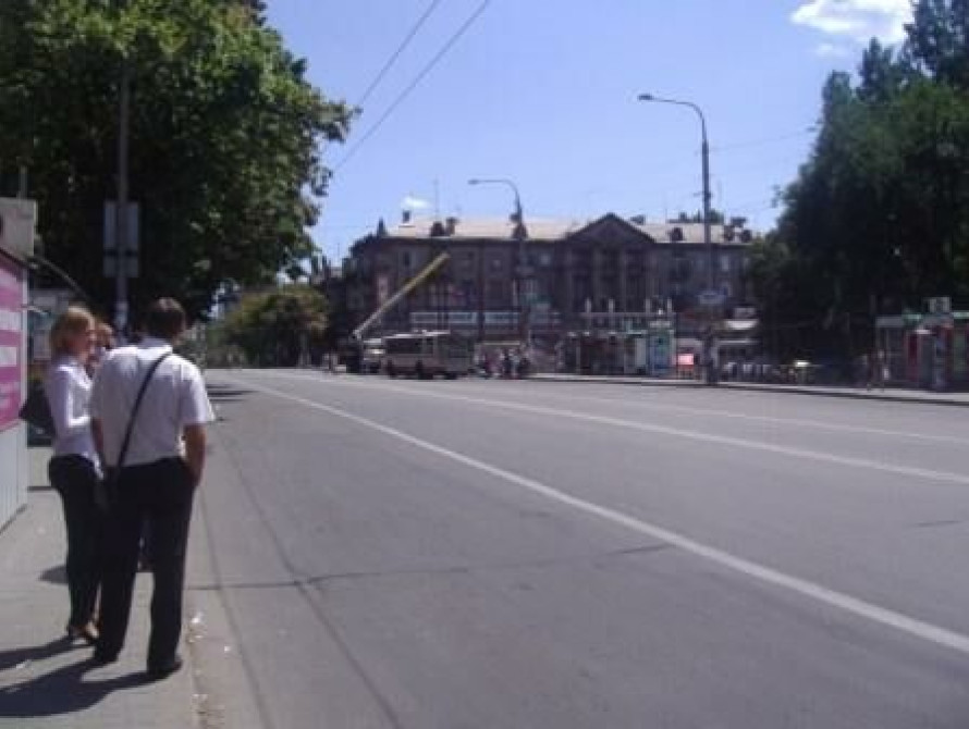 В Запорожье реконструкция проспекта Ленина продолжится в 2013 году