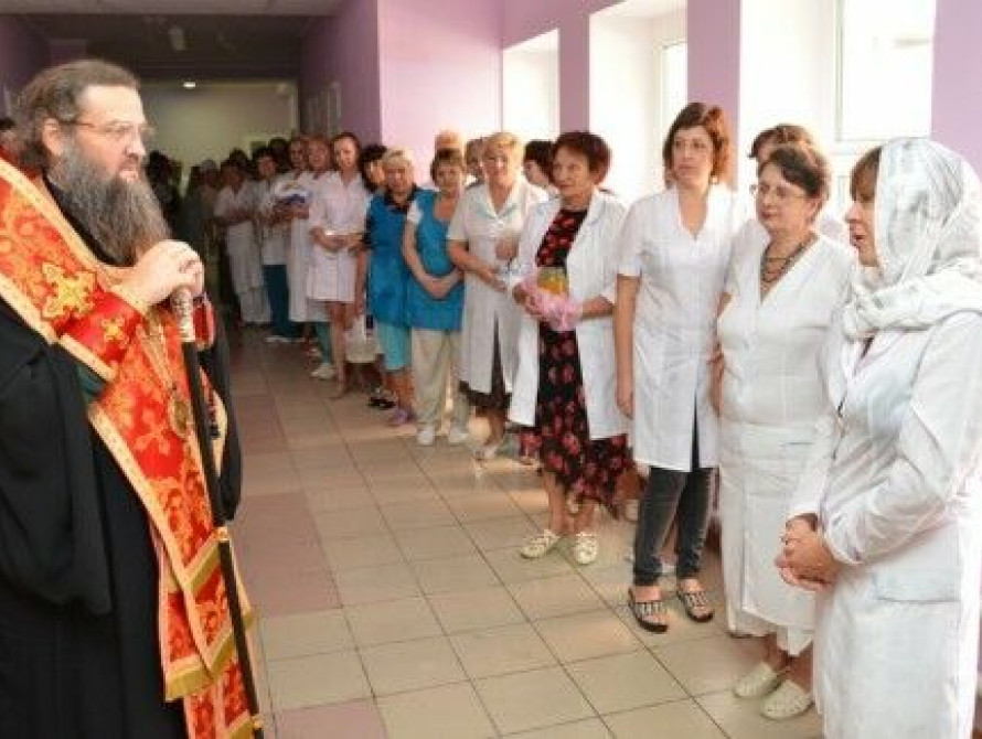 В Запорожье освятили клинику Богуслаева