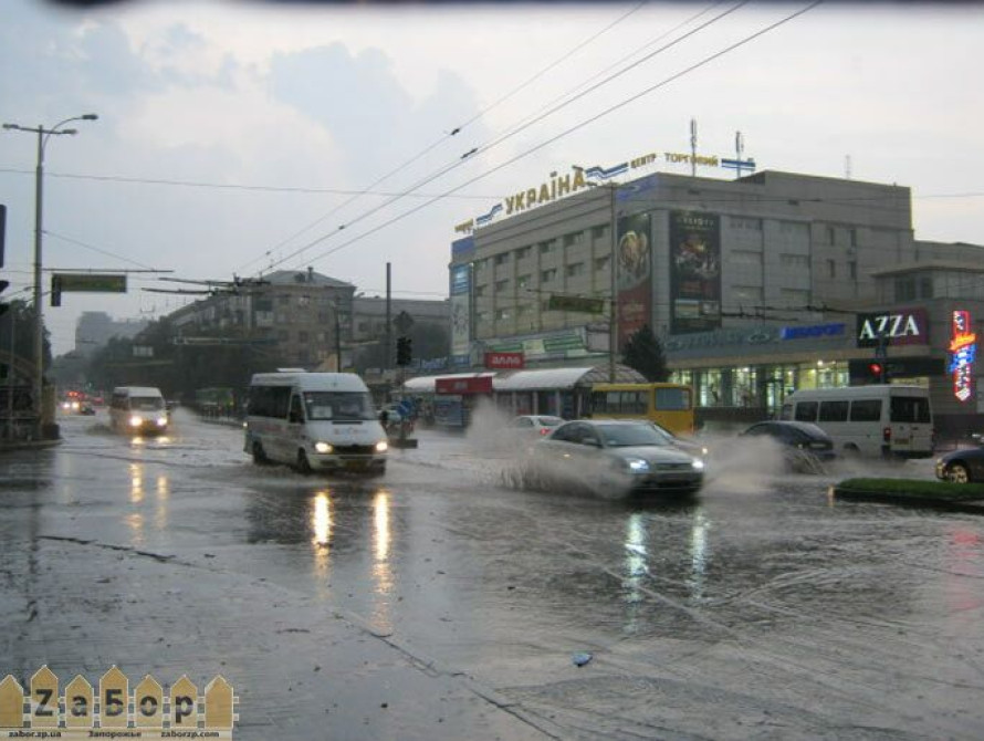 Запорожье - наиболее пострадавший от стихии город области