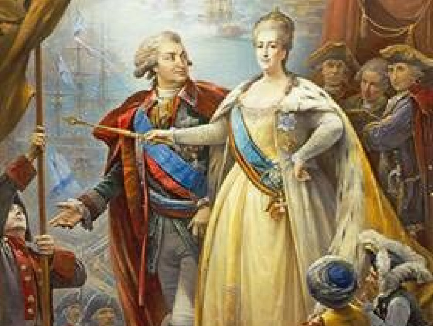 В Мелитополе установят памятник русской императрице и ее тайному мужу