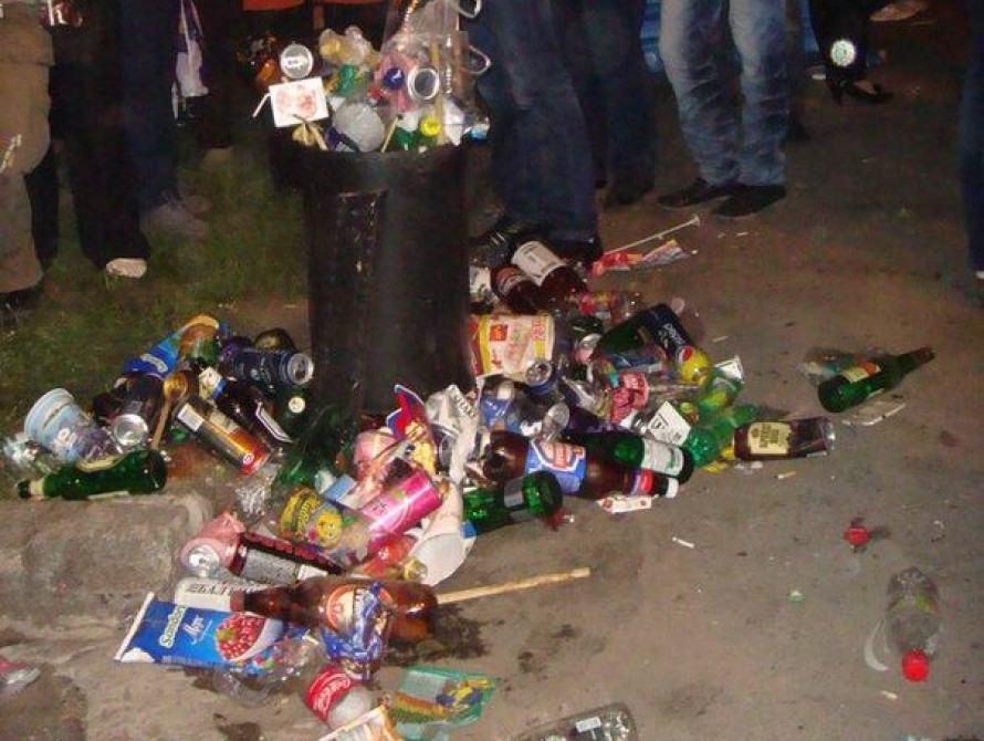 В Запорожье после Дня города вывезли 105 тонн мусора