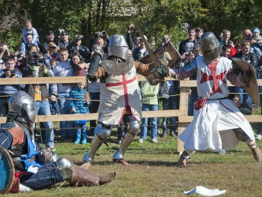 В Запорожской области провели рыцарский турнир