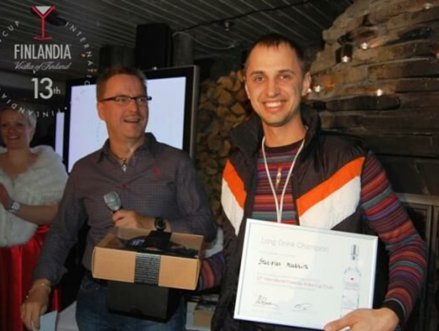 Бармен из Запорожья завоевал бронзу на Международном турнире