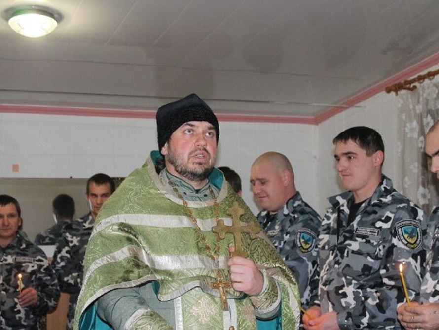 В Запорожской области благословили бойцов общественного формирования