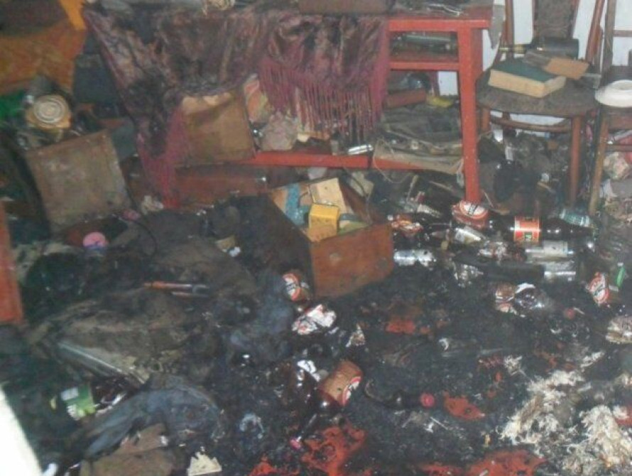 Под Рождество в Запорожской области на пожаре погибла женщина