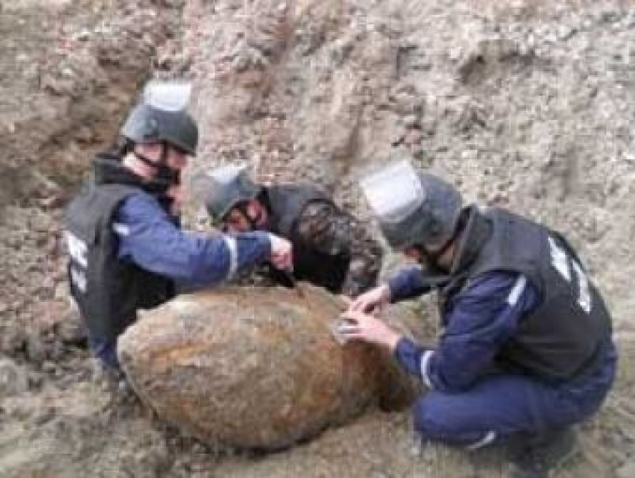 На вокзале "Запорожье-1" нашли снаряд времен ВОВ