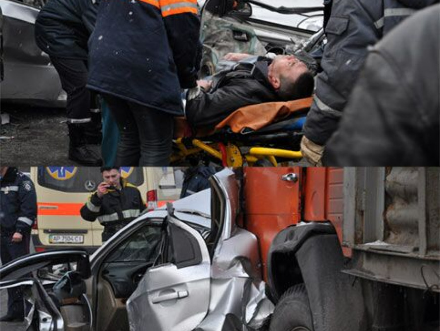 В Запорожье опять ДТП на Днепрогэсе