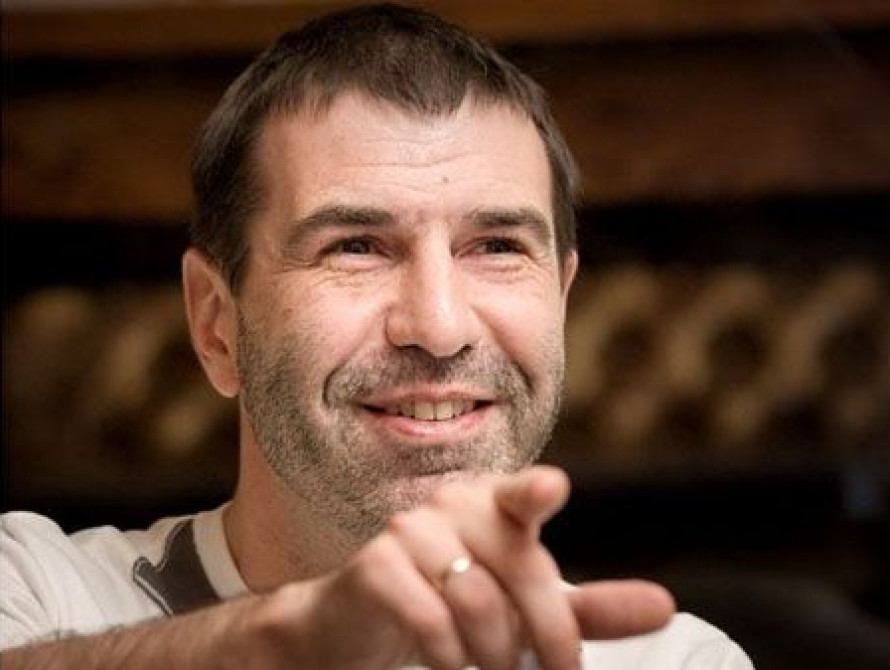 В Запорожье Гришковца слушали стоя