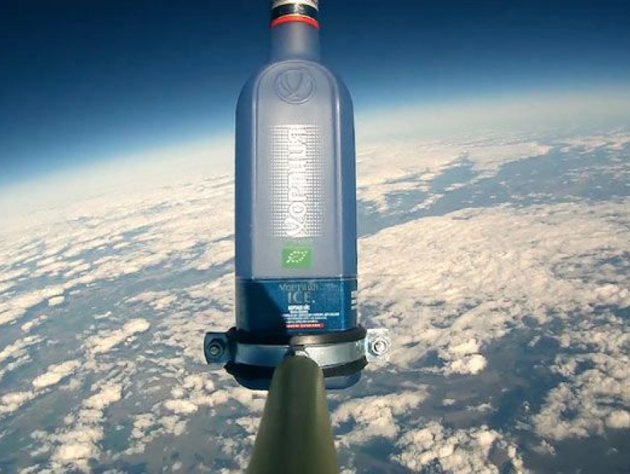 Запорожскую водку ТМ "Хортица ICE" запустили в Космос