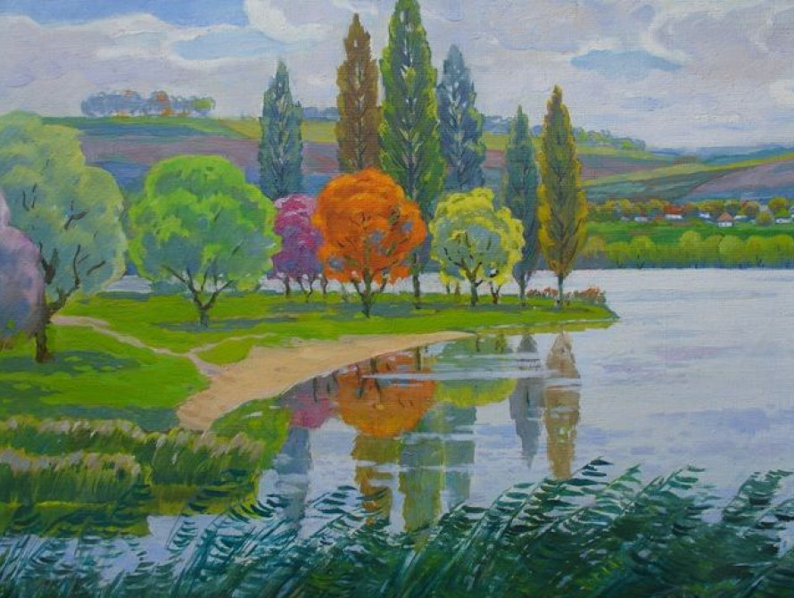 В Запорожье проходит выставка картин целой династии