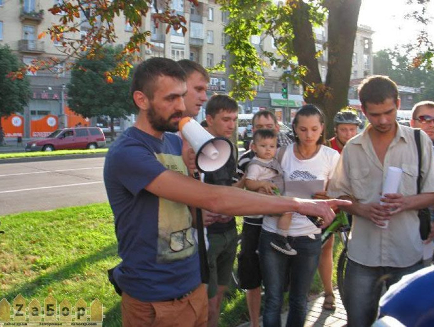 В Запорожье на акции "Хватит нас убивать!" власть пообещала конструктивный диалог 