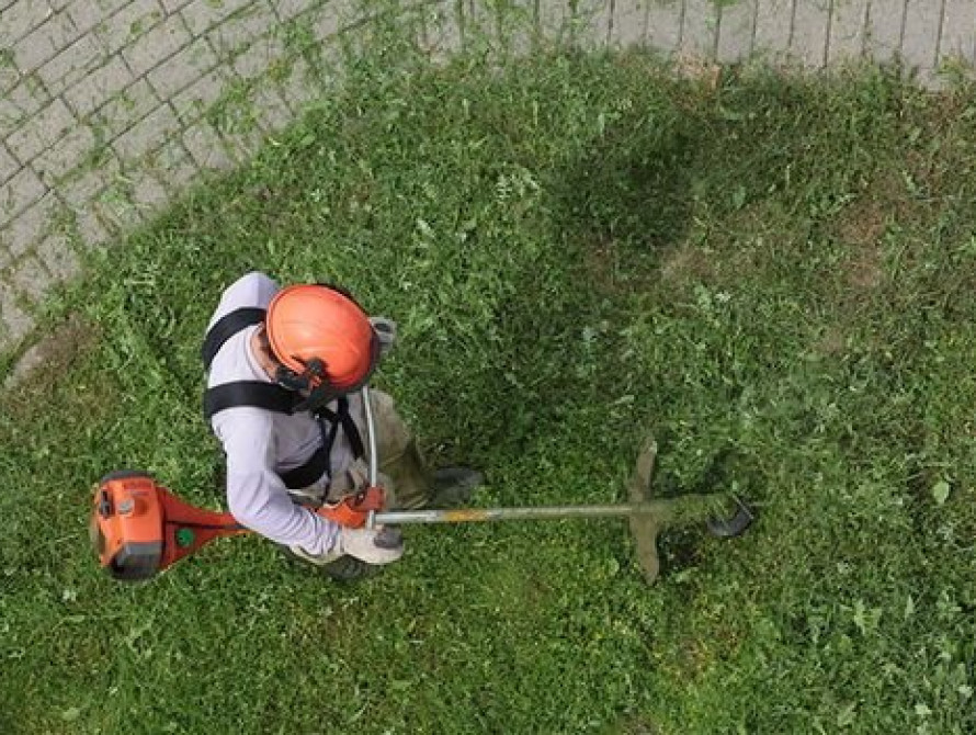 В Запорожье покосом травы занимаются ритуальщики
