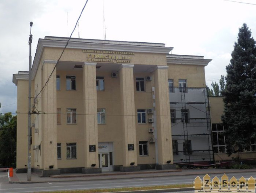 В Запорожье идет ремонт здания городского МВД