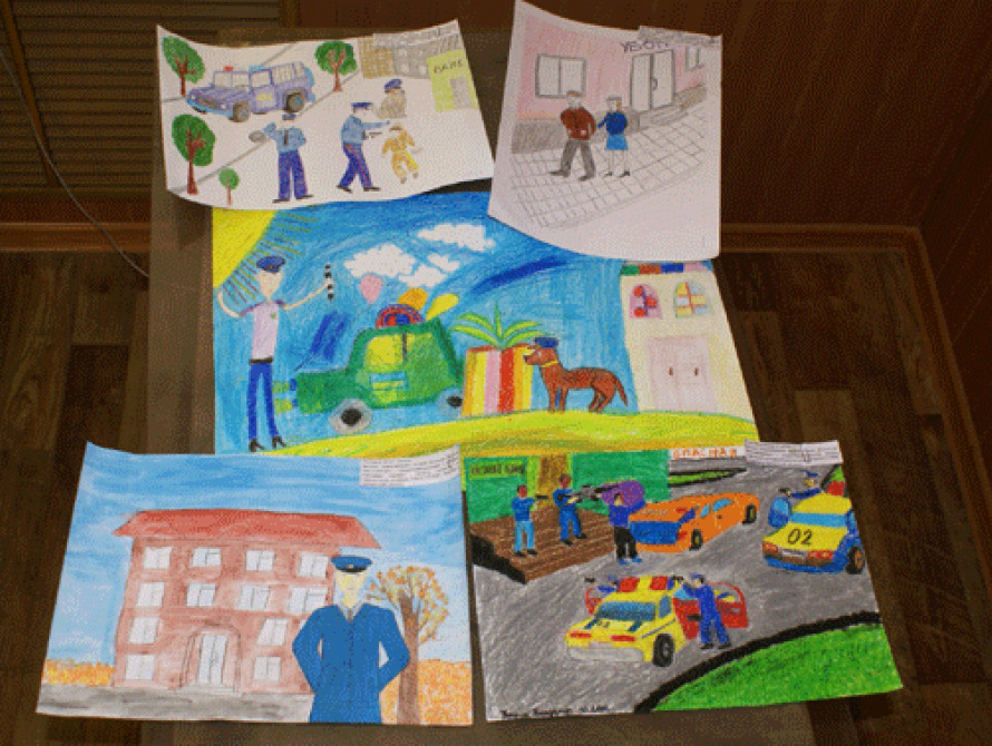 В Запорожье дети показали, какими видят наших милиционеров