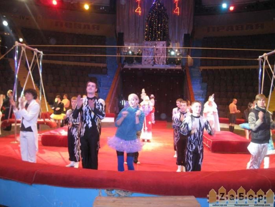В запорожском цирке показали новогоднее шоу