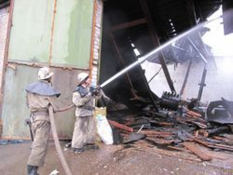 В Запорожье сгорел магазин