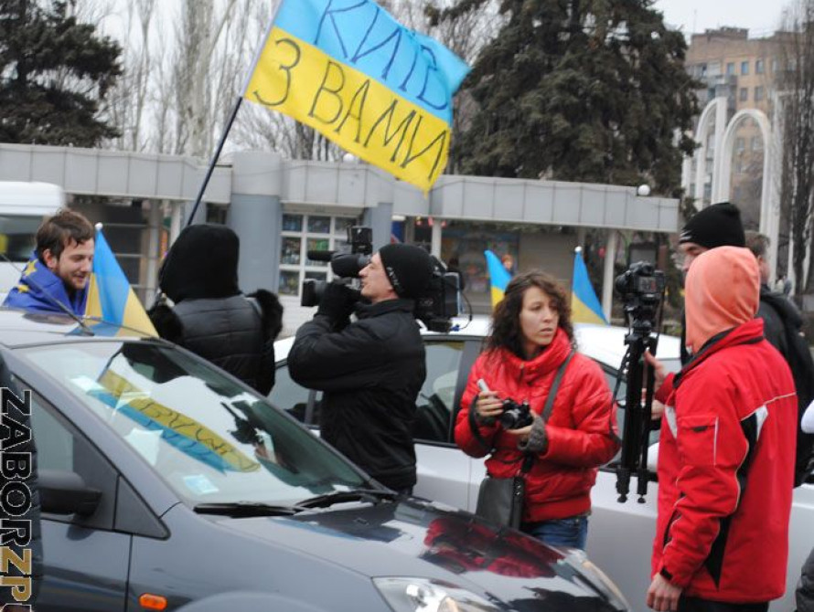 В Запорожье первый Евромайдан в 2014 году прошел с выборами и делегацией из Киева